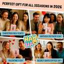 Punny Day-to-Day Calendar for 2026 | Funny Daily Desktop Calendar Christmas Stocking Stuffer Gift for Home or Office, Funny Desk Calendar 2026, Daily Tear Off Pages with Puns, White Elephant Gifts