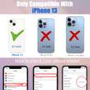 Boaretiu Cute Kawaii for iPhone 13 Case with Stand - Fashion Cool 360 Rotate Ring Holder Kickstand Black Cat Bee Design for Women Girls Boys Teens Girly for iPhone 13 Phone Case