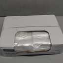 7-10 Gallon Clear Trash Can Liners, 24'' x 24'', Wholesale 1000 Count, High Density Garbage Bags for Office, Bathroom, Commercial and Industrial Use