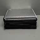 CIVJET Insulated Food Delivery Bag with Hard Bottom, XXX-Large Insulated Reusable Grocery Cooler/Hot Bags, Tote Bag for Shopping/Travel, Black, 3-Pack