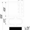 TMH Metal Door Weather Stripping - Magnetic Kerf Door Seal Kit, Full Set 36" x 84" - White Kerf Weather Stripping, White