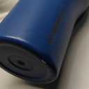 32 oz Water Bottles with Straw & Spout Lid - Keep Cold 48h & Hot 24h Vacuum Slim Metal Insulated Flask Fits in The Car, Bike, Treadmill, Stroller, Golf Cart Cup Holder, Travel Coffee Mug (Navy Blue)