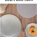 Generic [20/40/100pcs] 8 in White Cakeboard Round,Disposable Cake Circle Base Boards Cake Cardboard Pizza Plate Platter (20PCS Silvery), PAN20180020015