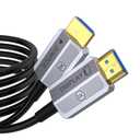 8K Fiber Optic HDMI Cable 50 ft, 48Gbps Long HDMI 2.1 Cable 8K@60Hz/4K@120Hz, Ultra HD HDR, eARC, Directional (Source to Display), for PS5 4 3/Xbox/TV/Monitor/Laptop/Projector/Blu-ray