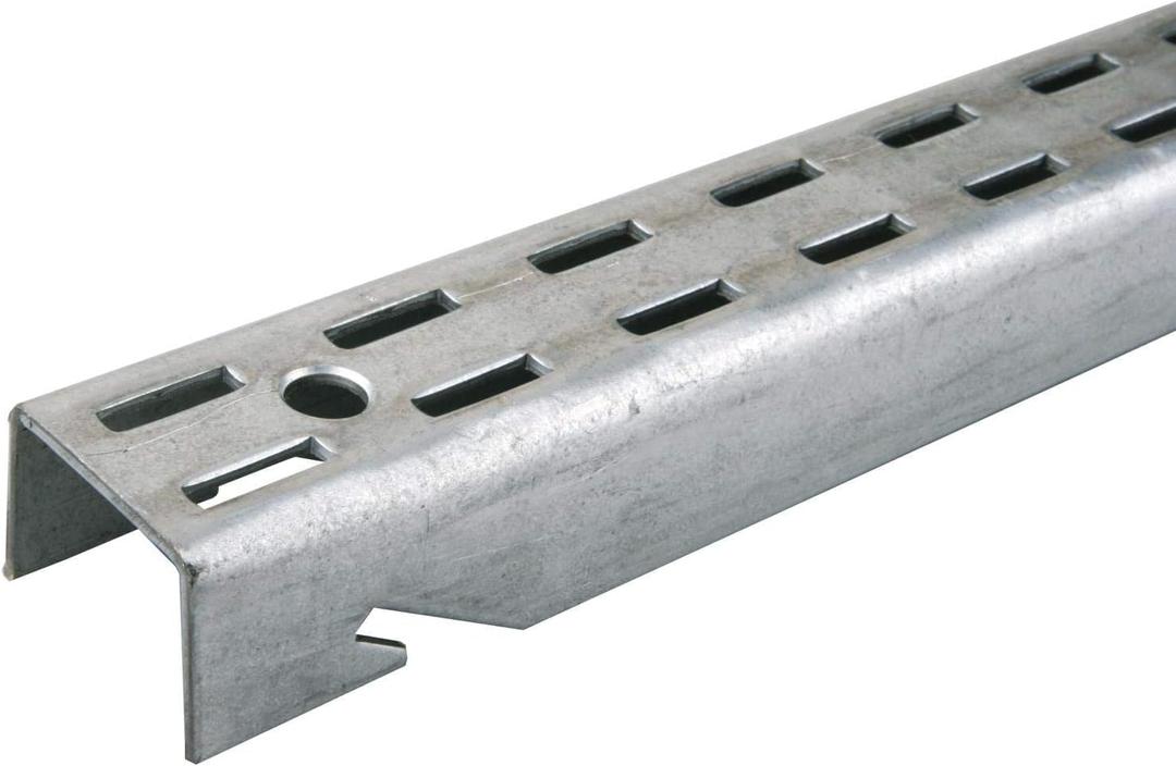 John Sterling Fast-Mount Adjustable Wall Standard, 48-inch, Galvanized, BK-0100-4
