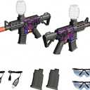 Small M4A1 Gel Ball Blaster 2 Pack, Full Auto, 140FPS, 90FT, 10RPS, Powerful Splat Gel Gun, Orby Gun for Backyard Games