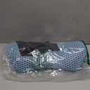 Lumbar Pillow, Memory Foam Lumbar Support Pillow for Office Chair and Car Seat, Ergonomic Streamline Back Pillow for Lower Back Pain Relief, Back Support Pillow for Sitting, Driving, Traveling (Blue)