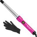 Bed Head Curlipops 1 Tourmaline Ceramic Tapered Styling Iron | Clamp-Free Tapered Curling Wand | for Curls and Waves (1 Inch)