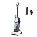 Amazon Basics Upright Bagless Vacuum Cleaner for Carpet and Hard Floors, With Crevice and Upholstery Tools, Detachable Handle, Lightweight (8.4 lbs), 1.7L Dust Cup, 720W, 25ft Cord, Black/White