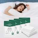 4 Pack Disposable Bed Sheets Queen, Disposable Travel Sheets for Travel with Quilt Cover and Pillowcase, Disposable Bedding Travel Bedding Disposable Sheets for Hotel Hospital