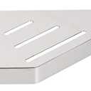YISMAN Lavatory Bathroom Corner 304 Stainless Steel Shelf Wall Mount Triangular, Soap Holder,Polished