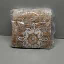 Madane Hallway Runner 3x8, Kitchen Rugs Washable Entryway Rug Vintage Kitchen Runners Non Slip Indoor Area Rug Farmhouse Carpet Runner for Bathroom Living Room Bedroom (3 X 8, Turmeric/Grey)