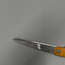 Fiskars 8" Original Orange-Handled Stainless Steel Scissors, Ergonomic and Keeps Material Flat, Sharp All-Purpose Paper and Fabric Scissors for Office, Arts, and Crafts