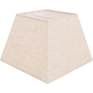 Beige Lamp Shade, 8''x8 '' Top 13''x13 '' Bottom 10'' Height, Square Lampshade Replacement Lamp Shade Natural Linen Hand Crafted for Table Lamps Floor Lamps Pendant Light, Assembly Required