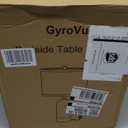 GyroVu 3 Color Temperature Small Table Lamp for Bedroom, Bedside Desk Reading Lamps, 21.5" Nightstand Ceramic Lamp for Kids Room, Living Room, Dorm, Home Office, Bulbs Included (Ceramic Orange White & Beige)