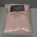 DUALIFE Pink Curtains for Bedroom 72 Inch Length Darkening Curtains for Girls Room Decoration Baby Pink Thermal Insulated Blackout Window Drape 42''x72'' Set of 2 Panels Grommet Top