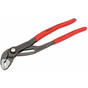 Knipex | 87 01 250mm | Cobra® Water Pump Pliers | Non-Slip Handle | Grey Atramentized - 250mm