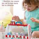 Lehoo Castle Ice Cream Toys for Toddlers 3-5, Toys for 3+ Year Old Girls, Ice Cream Play Set for Kids Ages 2-4, Play Ice Cream Counter Shop, Gift for Girls Boys 3 4 5 6 Year Old
