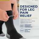 Pembrook Plus Size Compression Socks Wide Calf - Up to 6XL | Black Wide Calf Compression Socks Women Plus Size (XX-Large)