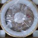 24'' Ceiling Fan with Light Fandelier Flush Mount Low Profile Wood Ceiling Fan with Dimmable LED Light 3 Color 6 Speeds
