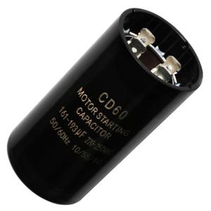 Seentech 161-193 uf/MFD 220-250 VAC 20% CD60 Round Motor Start Capacitor 50/60 Hz AC Electric Universal Fit for Run or Fan Start and Cool or Heat Pump Air Conditioner