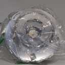 Mini Chandelier LED Crystal Ceiling Light 2 Layers Round Flush Mount Ceiling Light Modern Chandelier Lighting for Hallway Staircase Kitchen Bathroom (Multicolor)