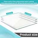 Upgraded W11130203 Freezer Shelf, 11.7" X 10" Compatible with whirlpool Refrigerator WRS571CIHZ WRS571CIHZ04 WRS571CIHZ01 Freezer Glass Shelf, Replacement W10773887 PS12347522 4545866