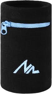 NEWZILL Wrist Wallet Wristband with Zipper - Cotton Sweatbands for Men & Women, Ideal for Sport, Running, Walking, Basketball, Football, Tennis, Hiking, Workout, and More