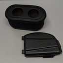 String Trimmer Air Cleaner with Cover Kit 594106 Plastics Black Wearproof Replacement Part for Lawn Mower Engine