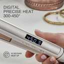 Remington Shine Therapy 1 inch Hair Straightener Iron, Flat Iron Infused with Argan Oil & Keratin, Professional Ceramic Flat Iron for Less Frizz, Shines and Smooth, Styling Tools, Champagne