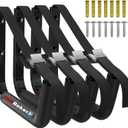 Kayak Storage Rack 120LB Wall Mounted Kayak Hook
EVA Padded Garage Storage Mount for Canoes, Paddle Boards, Ladders and Bikes Indoor Outdoor Organization