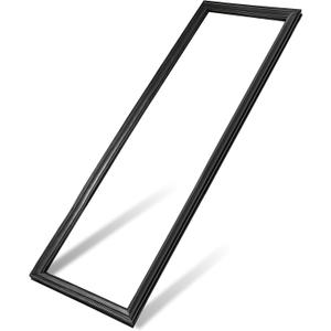 Upgraded 241786009 241786013 Refrigerator Door Gasket, Compatible With Frigidaire/Electrolux/Kenmore/Crosley Side By Side Freezer Door Seal,Replaces 241569805 5304439531 7241786001-62"x 18.58" Black