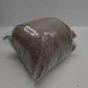 Dog Calming Beds for Small Medium Large Dogs - Round Donut Washable Puppy Dog Bed, Anti-Slip Faux Fur Fluffy Donut Cuddle Anxiety Cat Pet Bed(20'' Khaki