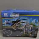 City Helicopter Building Block Toys, Compatible with Lego City Police Airplane, with Airport Terminal,Fun Plane Gifts for Kids Boys Girls Age 8-14