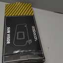 Dasbecan Left Driver Side Sun Visor Compatible with Mazda CX-9 2010-2015 Replaces# TDY1-69-320 Gray with Mirror and Vanity Light