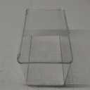 Clear Plastic Storage Bin with Lid, Organizer for Pantry, Office, Bathroom, Kitchen, Snack, Tea Bag, Coffee Container (Large)