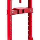 12T Hydraulic Shop Press, 26000lbs Hydraulic Press H-Frame 4-Hold Adjustable Height with Movable Plates for Garage