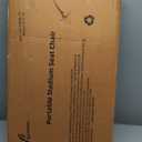 Sportneer Stadium Seats with Back Support: 2.5'' Thick Comfy Cushion 6 Adjustable Angle Bleacher Seat with Armrest - 2 Large Pockets, 2 Cup Holders Stadium Chair for Sport Events Concerts Parks (Non-Heated, Regular - 20.5", Blue)