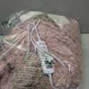 GarveeHome Heated Blanket Electric Blanket Twin Size 62 in x 84 in, 10 Heating Levels & 10 Hours Auto Shut Off, Cozy Soft Fleece Fast Heating Blankets Gift, Machine Washable, Pink