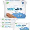 WaterWipes Original Baby Wipes, 99.9% Water-Based Wipes, Unscented & Hypoallergenic for Sensitive Skin, 240 Count (4 Packs), Packaging May Vary