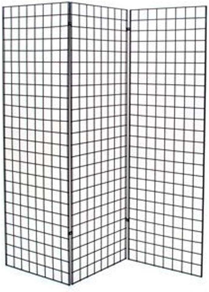 Grid #1900B (3PCS) + 1904B (6PCS) New Retails Black Finished Z Unit with Three 2' X 6',6 Panels