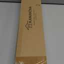 KAMANINA Silver Curtain Rods for Windows 66 to 120 Inch (5.5-10 Feet), 1 Inch Heavy Duty Curtain Rod, Modern Adjustable Drapery Rods with End Cap (32"-120")