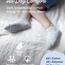 Fruit of the Loom Cotton Grip Socks for Baby and Toddler, 12-24 Months 