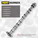 2780509201 Right Intake Camshaft Compatible with Mercedes-Benz E550 GL450 ML550 GLS550 S500 S550 SL550 Replaces for 2780506201 A2780509201 A2780506201