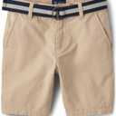 The Children's Place Boys' Belted Chino Shorts