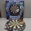 WIN.MAX Dart Board - Bristle Steel Tip Dartboard for Adults Bristle Steel Tip Dart Board Set with 12 Darts Metal