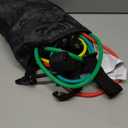 LUREASY Resistance Bands Set (11 PCS) Portable Home Gym Accessories - Stackable Up to 150 lbs,Exercise with Door Anchor, Handles, Carry Bag, Legs Ankle Straps for Training, Workouts