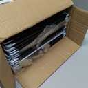 HOMIDEC Shoe Rack Organizer, 6 Tier Storage Cabinet 24 Pair Plastic Shoe Shelves for Closet Hallway Bedroom Entryway (Black)