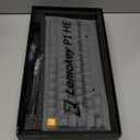 LEMOKEY P1 HE 75% Wireless Custom Mechanical Gaming Keyboard with Gateron Double-Rail Magnetic Switches Knob Version, QMK 2.4 GHz Bluetooth 5.2 RGB Backlight Compatible with Mac Windows Linux-Black (Shine-Through-Black)