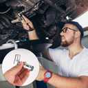 90 Degree Grease Coupler Adapter and Grease Injector Needle Gun Tip, Needle Grease Gun Fitting Set Grease Needle Nozzle Dispenser for Grease Fitting Tool